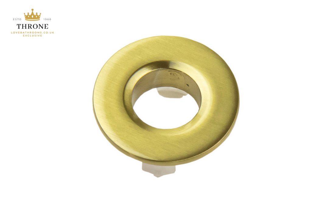 Throne - Basin Overflow Ring - Brushed Brass