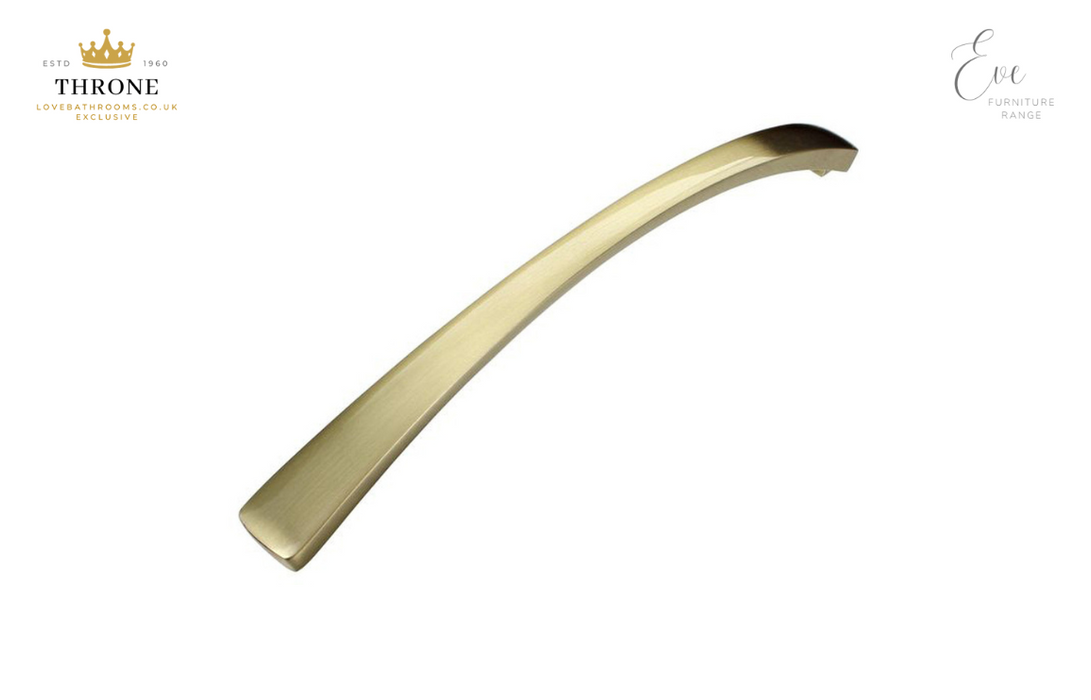 Throne - Eve - Brushed Brass Bow Handle (Single)