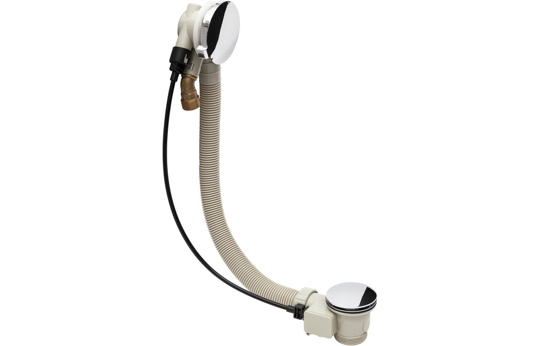 Throne - Overflow Bath Filler Waste - Chrome