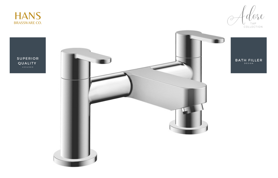 Hans Brassware Co. - Adore - Bath Filler Bathroom Tap - Chrome