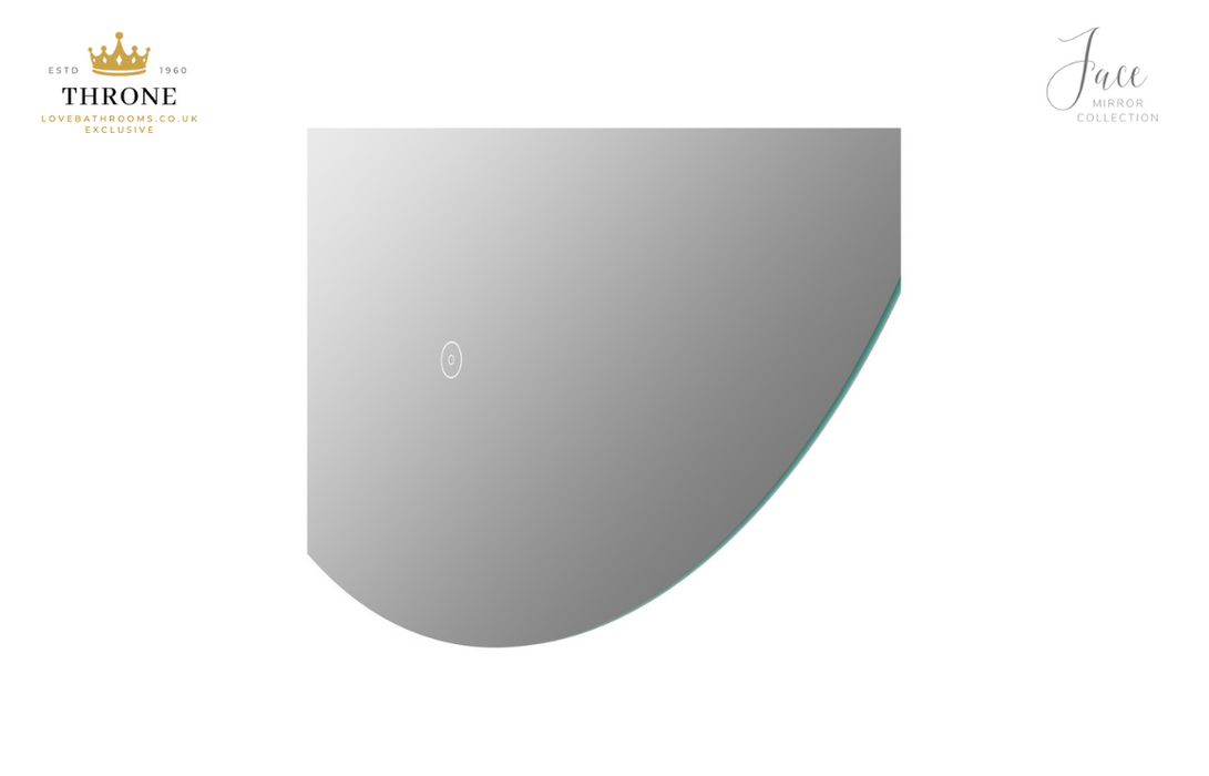Throne - Jace - 800mm - Round Back-Lit LED Bathroom Mirror