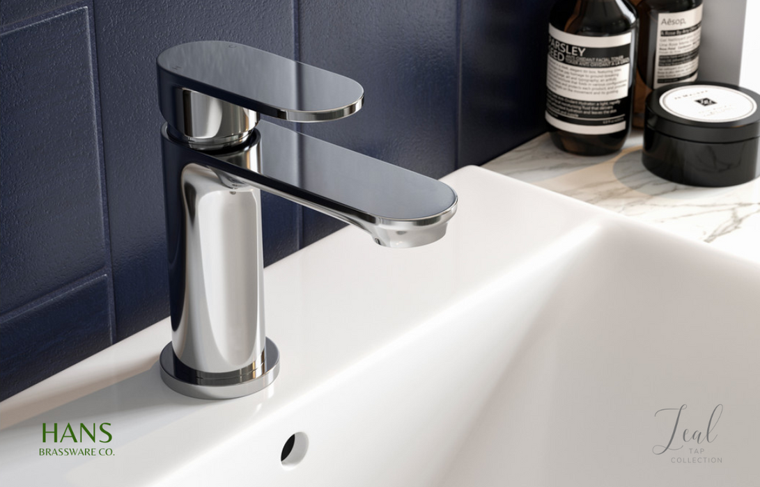 Hans Brassware Co. - Zeal - Mono Basin Mixer Bathroom Tap & Click Clack Waste - Chrome