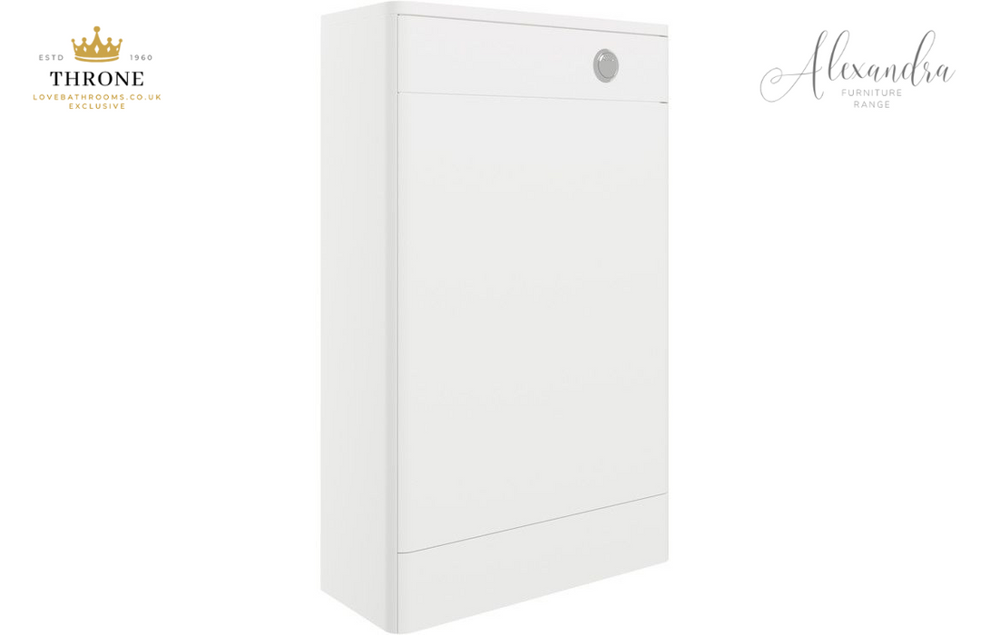 Throne - Alexandra - 500mm WC Unit - White Gloss